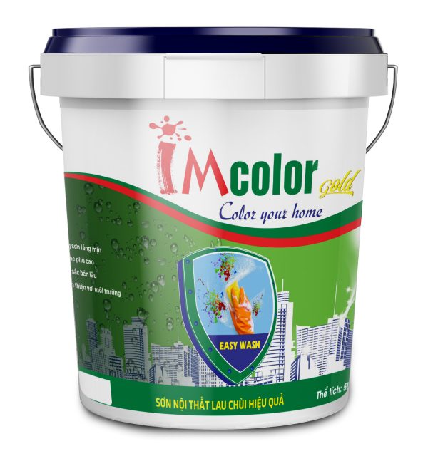 SƠN IMCOLOR GOLD EASY WASH - Sơn nội thất lau chùi hiệu quả